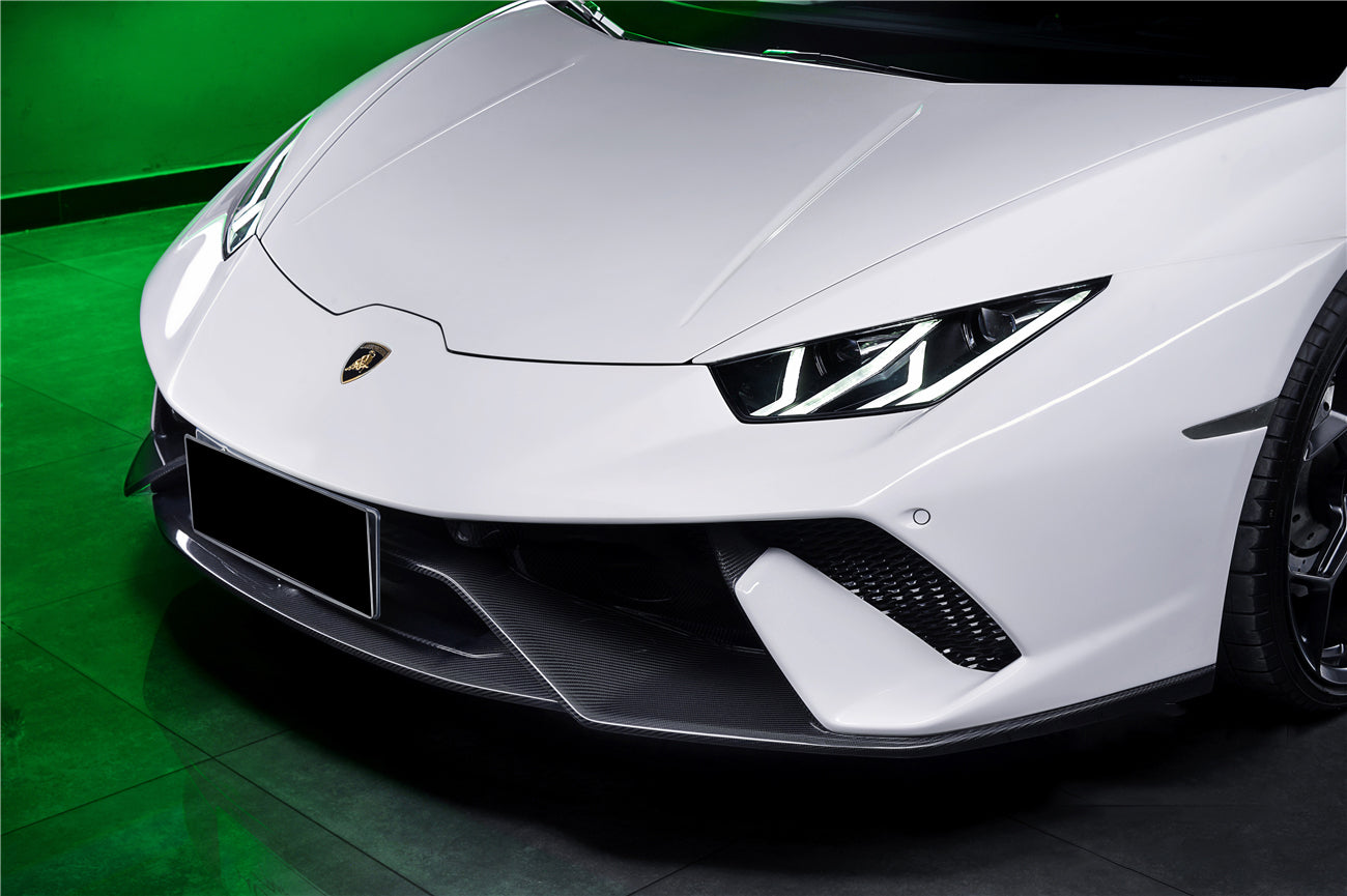 2015-2020 Lamborghini Huracan LP610/LP580 Performante Style Partial Carbon Fiber Aero - Full Kit - DarwinPRO Aerodynamics