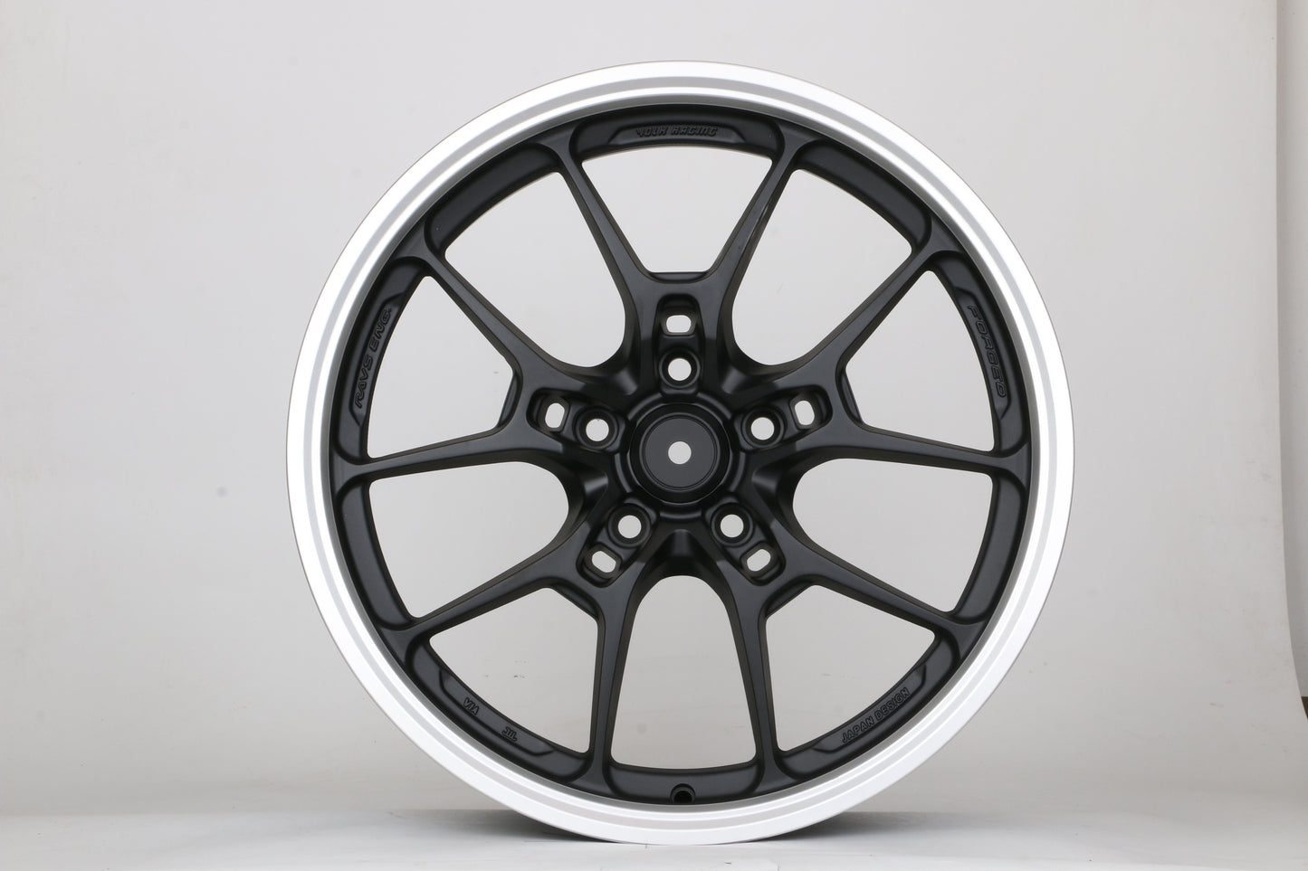 E1304 Satin Black Machined Lip 18x8 ET35 5.114 – (Square Set of 4)