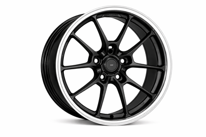 E1304 Satin Black Machined Lip 18x8 ET35 5.114 – (Square Set of 4)
