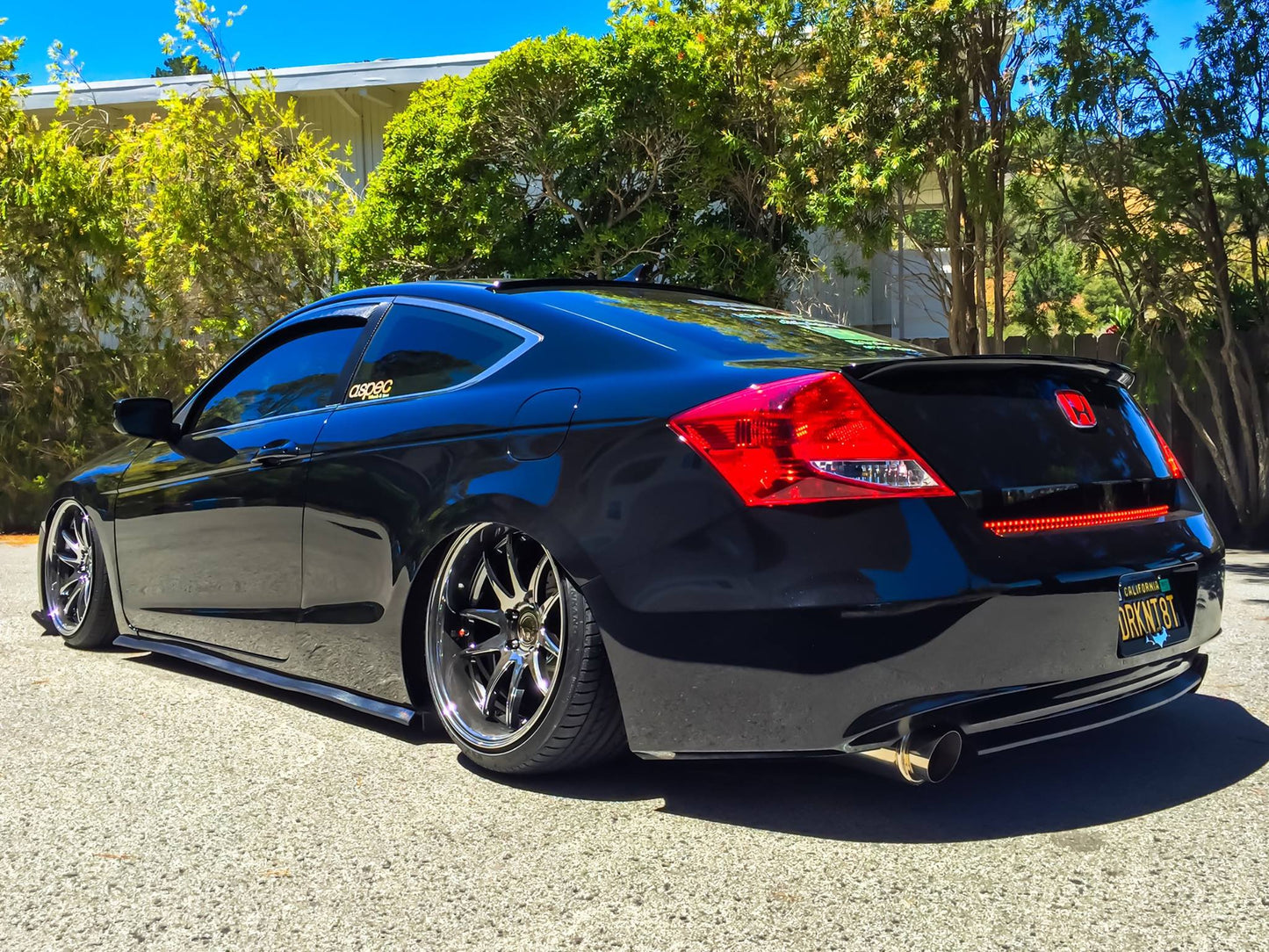 Aodhan DS02 Black Vacuum - 18x9.5 +15 / 18x10.5 +22 5x114.3 (Staggered Set of 4)