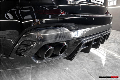 2019-2022 Audi RS6 Avant C8 BKSS Style Rear Diffuser - DarwinPRO Aerodynamics