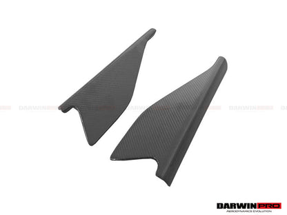 2013-2015 Ferrari 458 Speciale Carbon Fiber Side Skirt Canards - DarwinPRO Aerodynamics