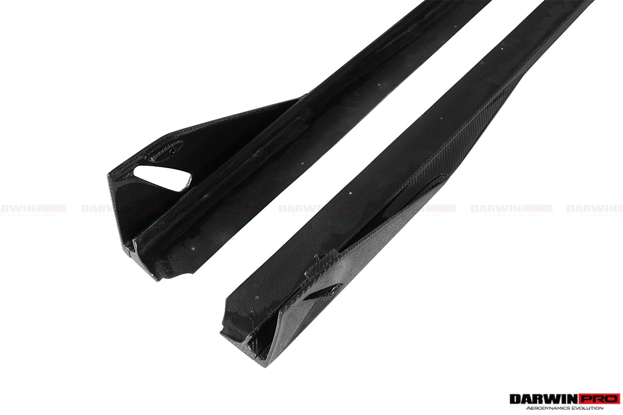 2015-2020 Lamborghini Huracan LP610/LP580 AO Style Carbon Fiber Side Skirts - DarwinPRO Aerodynamics