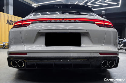 2017-2023 Porsche Panamera 971-1/971-2 OD Style Rear Lip - Carbonado