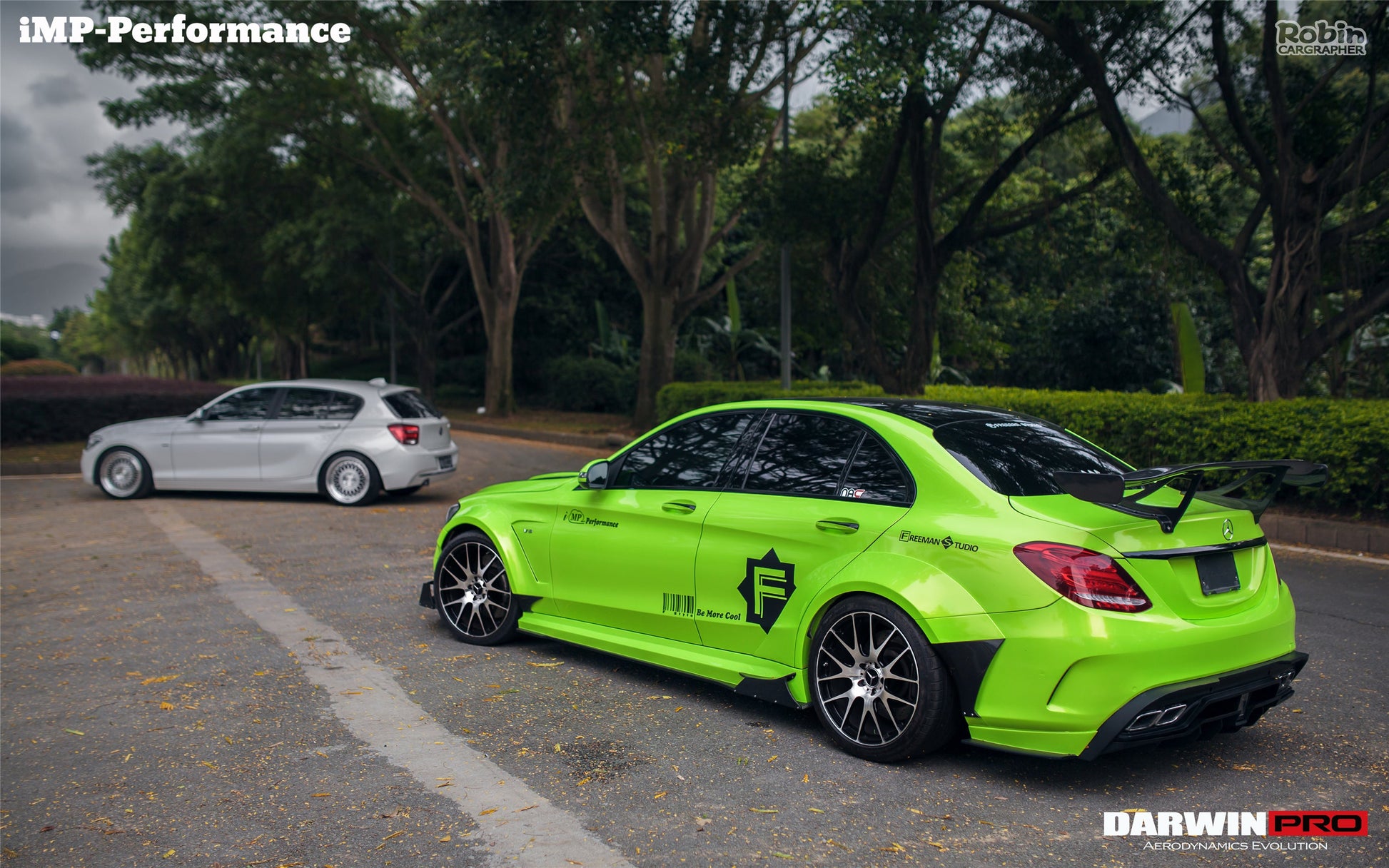 2015-2021 Mercedes Benz C-Class W205 Sedan IMP Performance Carbon Fiber Trunk Spoiler - DarwinPRO Aerodynamics