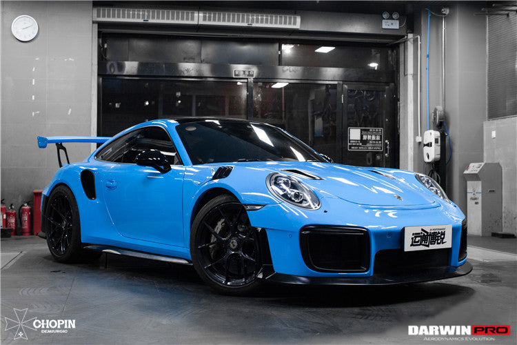 2013-2019 Porsche  991 991.1 & 991.2 Carrera, Turbo, C2, C2S, C4, C4S, Targa, GT3 GT2RS-Style Carbon Fiber Hood - DarwinPRO Aerodynamics