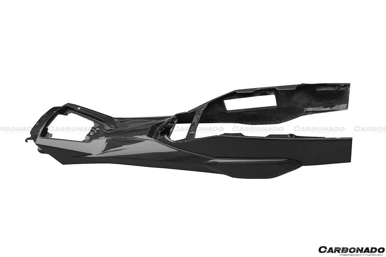 2011-2016 Lamborghini Aventador LP700 Coupe OEM Style Carbon Fiber Center Control Surround Panel - Carbonado Aero
