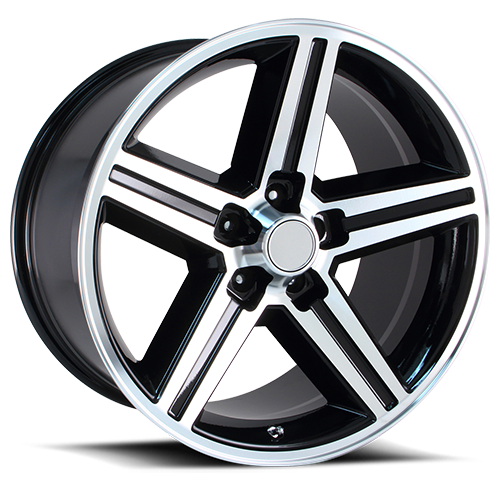 Performance Replica Wheels PR148 GB 18x8 +0 5x120.65mm 73.1mm Gloss Black Machined