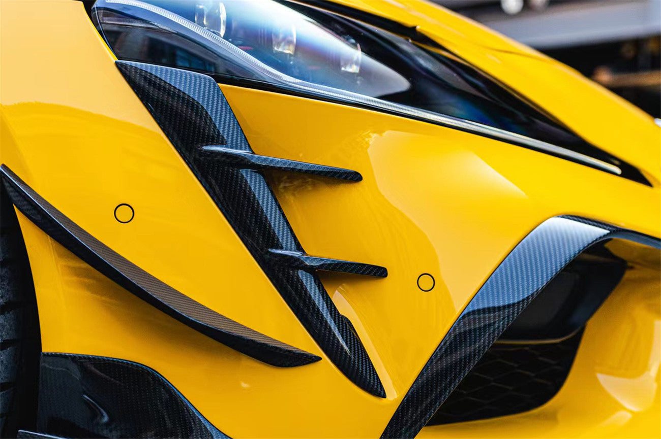 2019-UP Toyota GR Supra (J29/DB) A90 A91 BKSS Style Carbon Fiber Front Bumper Vents - DarwinPRO Aerodynamics