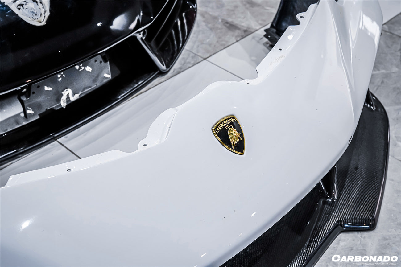 2015-2021 Lamborghini Huracan LP610/LP580/EVO VRS Style Front Bumper - Carbonado