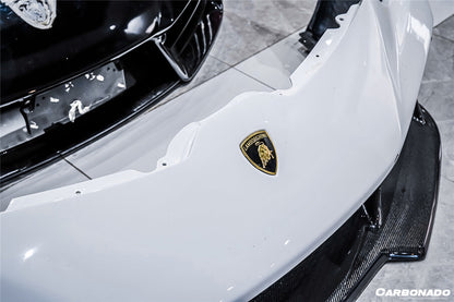 2015-2021 Lamborghini Huracan LP610/LP580/EVO VRS Style Front Bumper - Carbonado