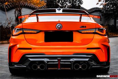 2021-UP BMW M4 G82/4 Series G22 BKSSII Style Carbon Fiber Trunk Spoiler - DarwinPRO Aerodynamics