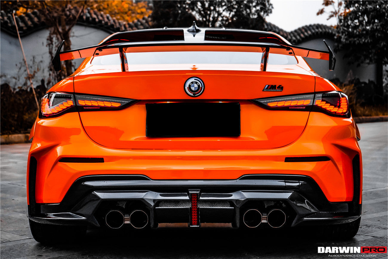 2021-UP BMW M4 G82/G83 BKSSII Style Rear Bumper - DarwinPRO Aerodynamics