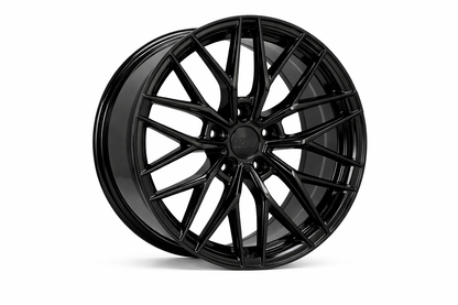 E1513 Gloss Black 17x8 ET35 5x112 – (Square Set of 4)