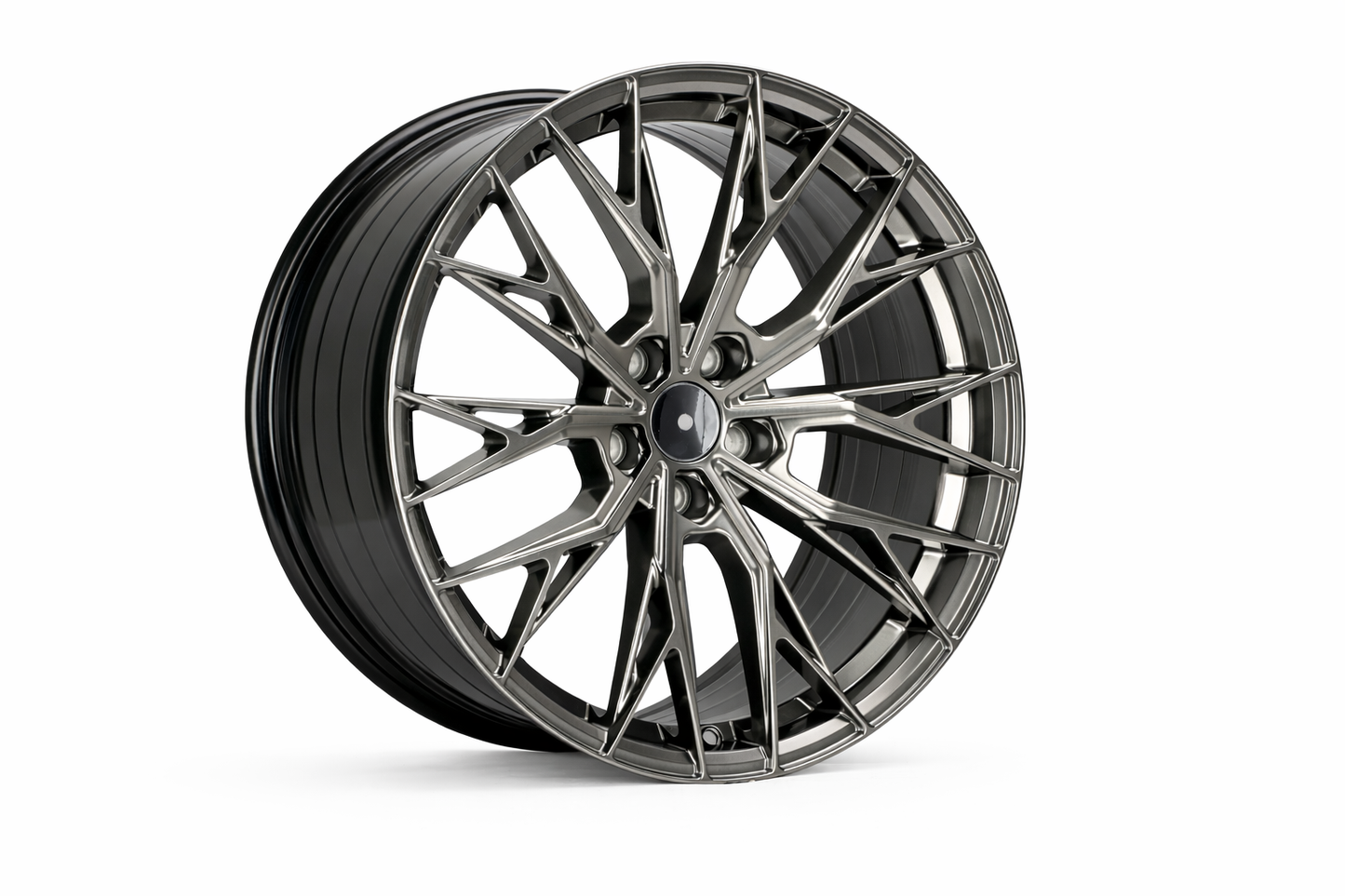 E1550 Hyper Black 18x8 ET35 5.114 – (Square Set of 4)