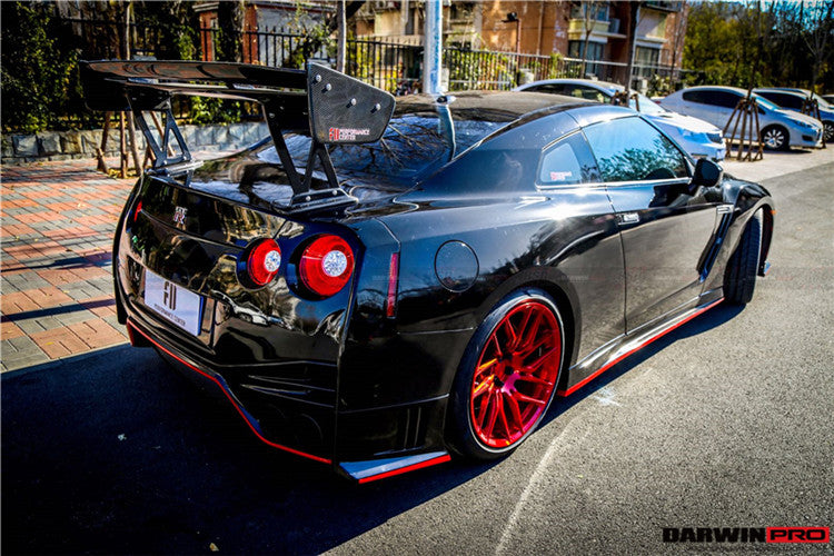 2008-2022 Nissan GTR R35 CBA/DBA NSM Style Carbon Fiber Side Skirts - DarwinPRO Aerodynamics