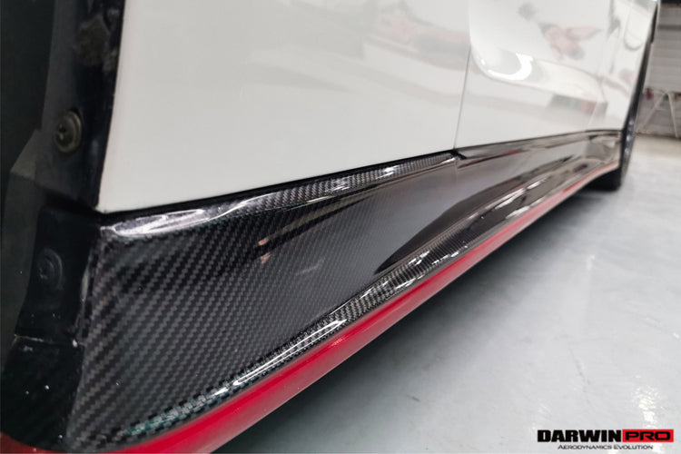 2008-2022 Nissan GTR R35 CBA/DBA NSM Style Carbon Fiber Side Skirts - DarwinPRO Aerodynamics