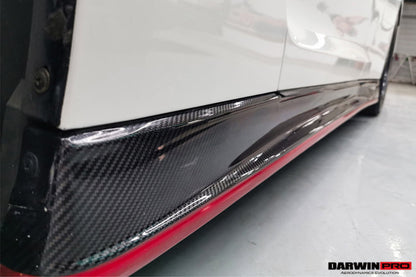 2008-2022 Nissan GTR R35 CBA/DBA NSM Style Carbon Fiber Side Skirts - DarwinPRO Aerodynamics