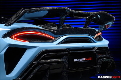 2015-2021 McLaren 540c/570s BKSS Style Rear Bumper and Wing and Engine Trunk and Exhaust - DarwinPRO Aerodynamics