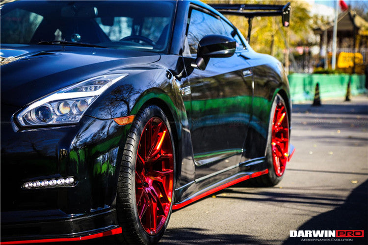2008-2016 Nissan GTR R35 CBA/DBA Ver15 NSM Style Partial Carbon Fiber Front Bumper - DarwinPRO Aerodynamics