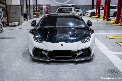 2015-2021 Lamborghini Huracan LP610/LP580/EVO VRS Style Front Bumper - Carbonado