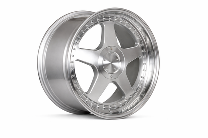 E163 Silver Machined Lip 18x8.0 ET35 5.100.113 - Square Set (4 Wheels)