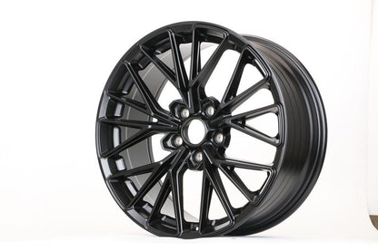 E166 Satin Black 19in Staggered Set 8.5 ET35 / 9.5 ET41 5.114 (4 Wheels)