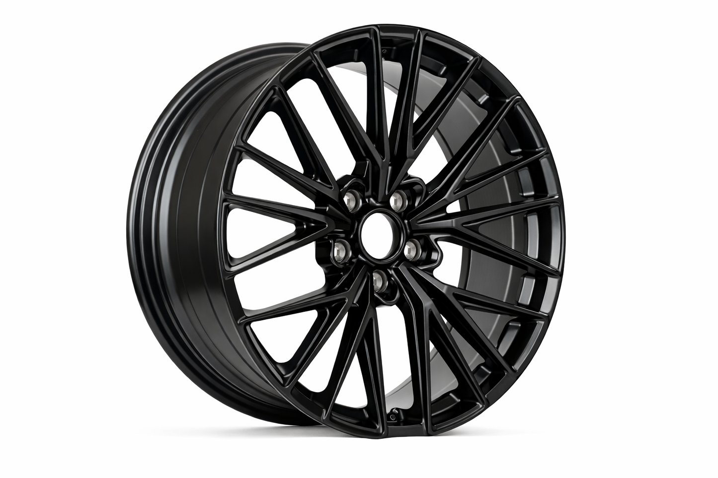 E166 Satin Black 19in Staggered Set 8.5 ET35 / 9.5 ET41 5.114 (4 Wheels)
