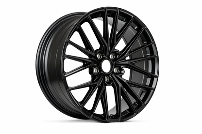 E166 Satin Black 19in Staggered Set 8.5 ET35 / 9.5 ET41 5.114 (4 Wheels)