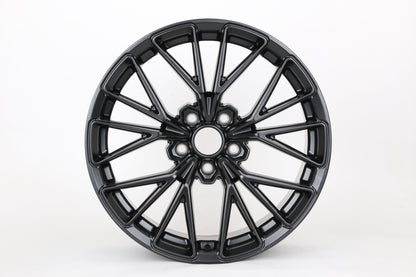 E166 Satin Black 19in Staggered Set 8.5 ET35 / 9.5 ET41 5.114 (4 Wheels)