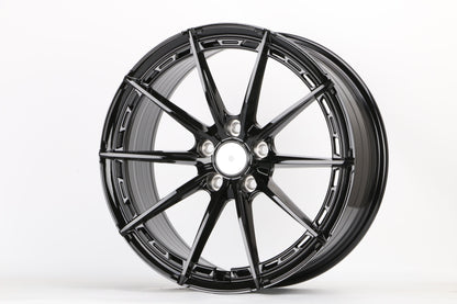 E169 Gloss Black 18x8.0 ET35 5.114 - Square Set (4 Wheels)