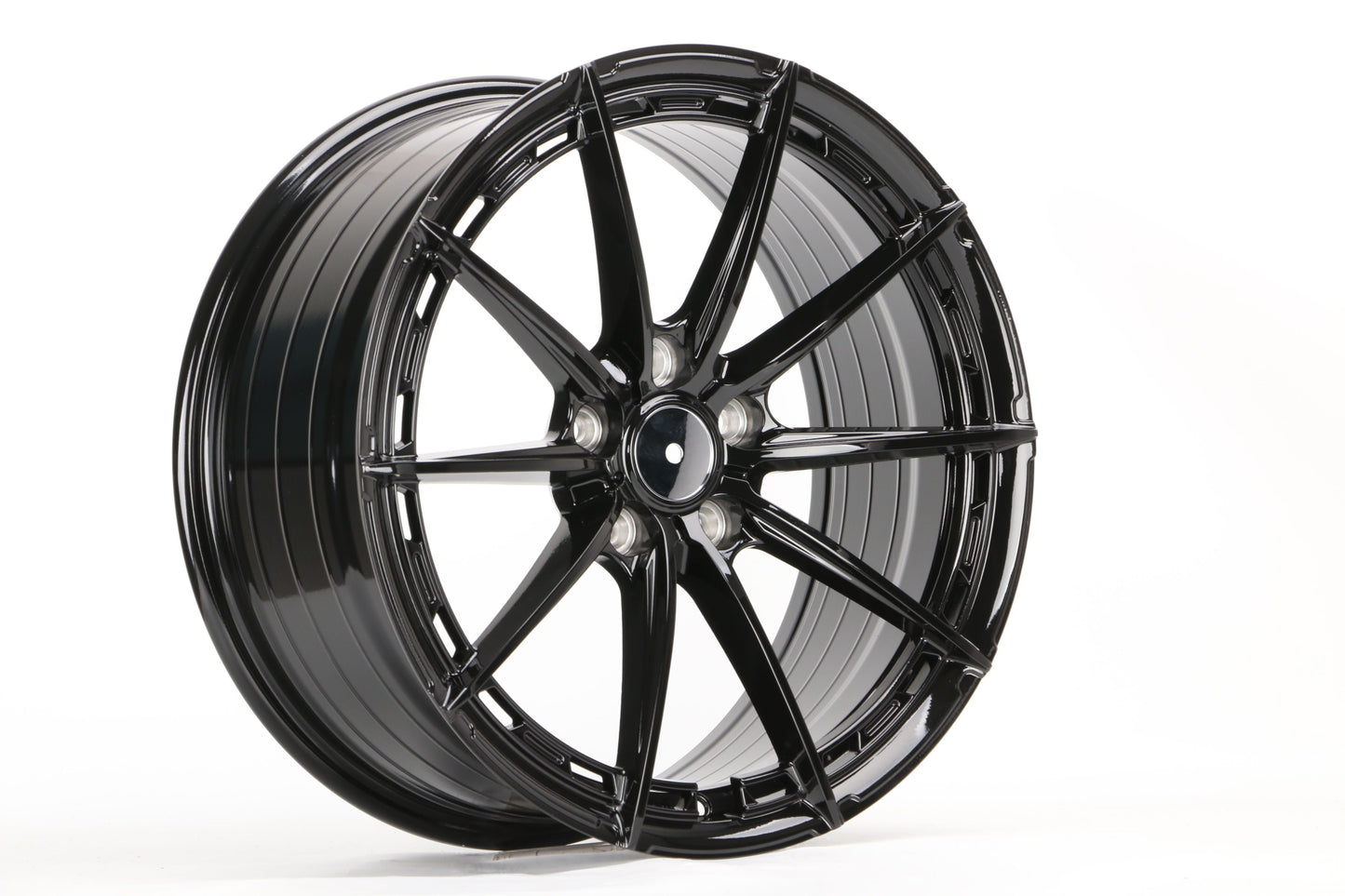 E169 Gloss Black 18x8.0 ET35 5.114 - Square Set (4 Wheels)