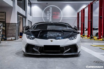 2015-2021 Lamborghini Huracan LP610/LP580/EVO VRS Style Front Bumper - Carbonado