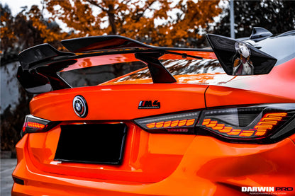 2021-UP BMW M4 G82/4 Series G22 BKSSII Style Carbon Fiber Trunk Spoiler - DarwinPRO Aerodynamics