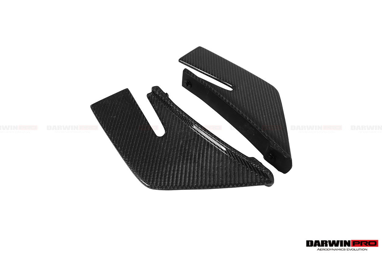 2009-2014 Ferrari California BKSS Style Carbon Fiber Rear Diffuser Canards - DarwinPRO Aerodynamics
