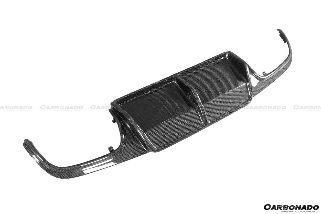 2008-2011 Mercedes Benz W204 C63 AMG AK STYLE CARBON FIBER DIFFUSER - Carbonado Aero