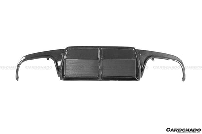 2008-2011 Mercedes Benz W204 C63 AMG AK STYLE CARBON FIBER DIFFUSER - Carbonado Aero