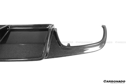 2008-2011 Mercedes Benz W204 C63 AMG AK STYLE CARBON FIBER DIFFUSER - Carbonado Aero