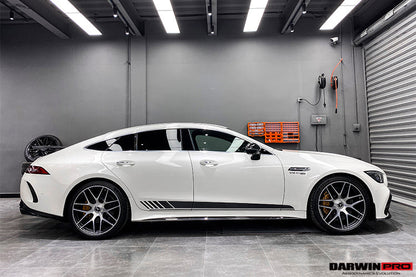 2019+ Mercedes Benz AMG GT63/S 4Door Coupe X290 Carbon Fiber Side Skirts - DarwinPRO Aerodynamics