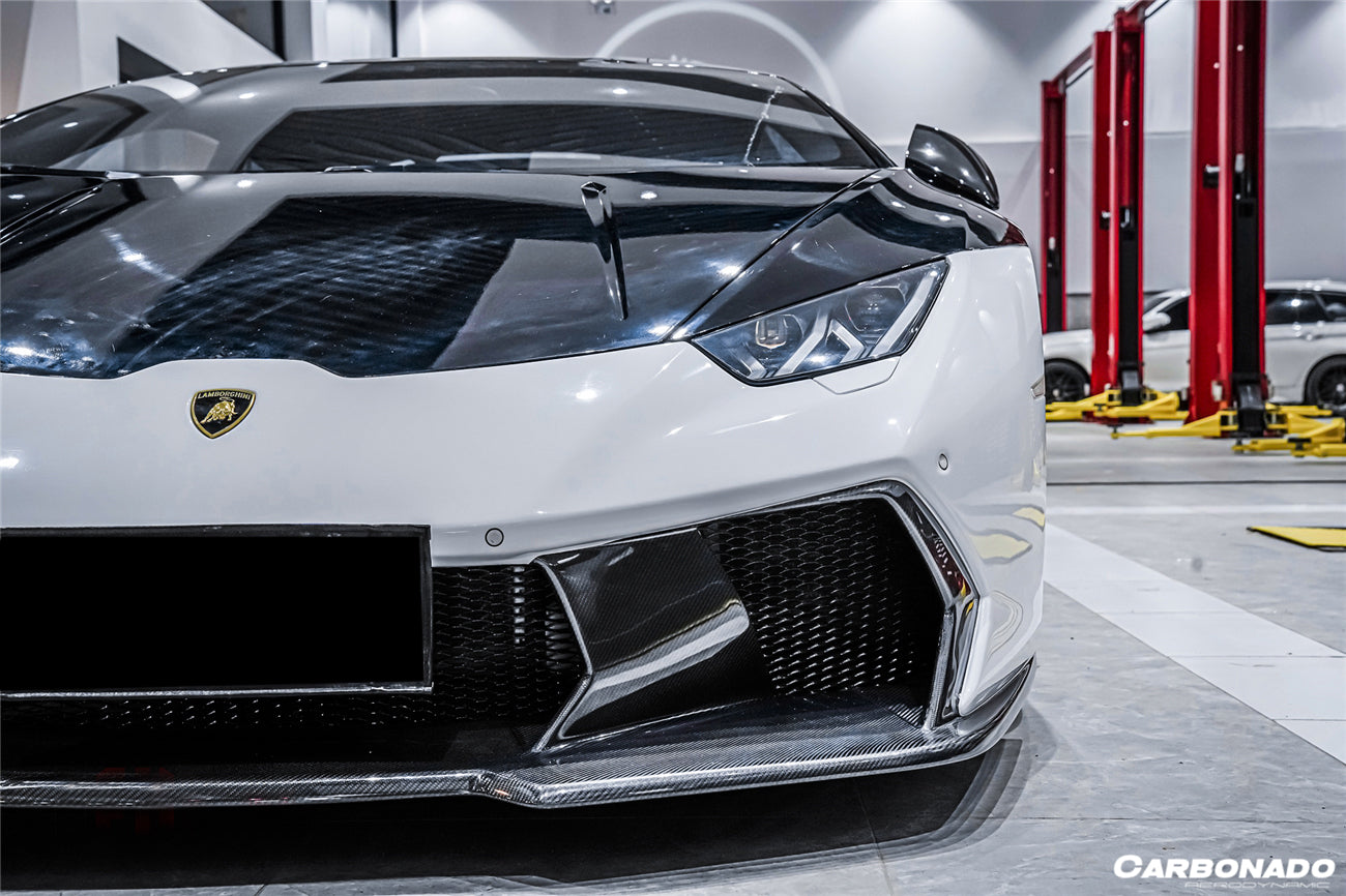 2015-2021 Lamborghini Huracan LP610/LP580/EVO VRS Style Front Bumper - Carbonado