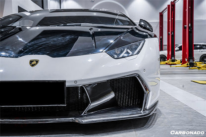 2015-2021 Lamborghini Huracan LP610/LP580/EVO VRS Style Front Bumper - Carbonado