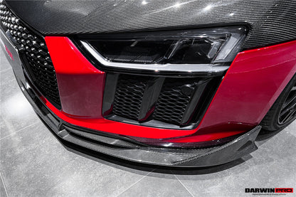 2016-2018 Audi R8 Coupe/Spyder iMP Performance Carbon Fiber Front Lip - DarwinPRO Aerodynamics