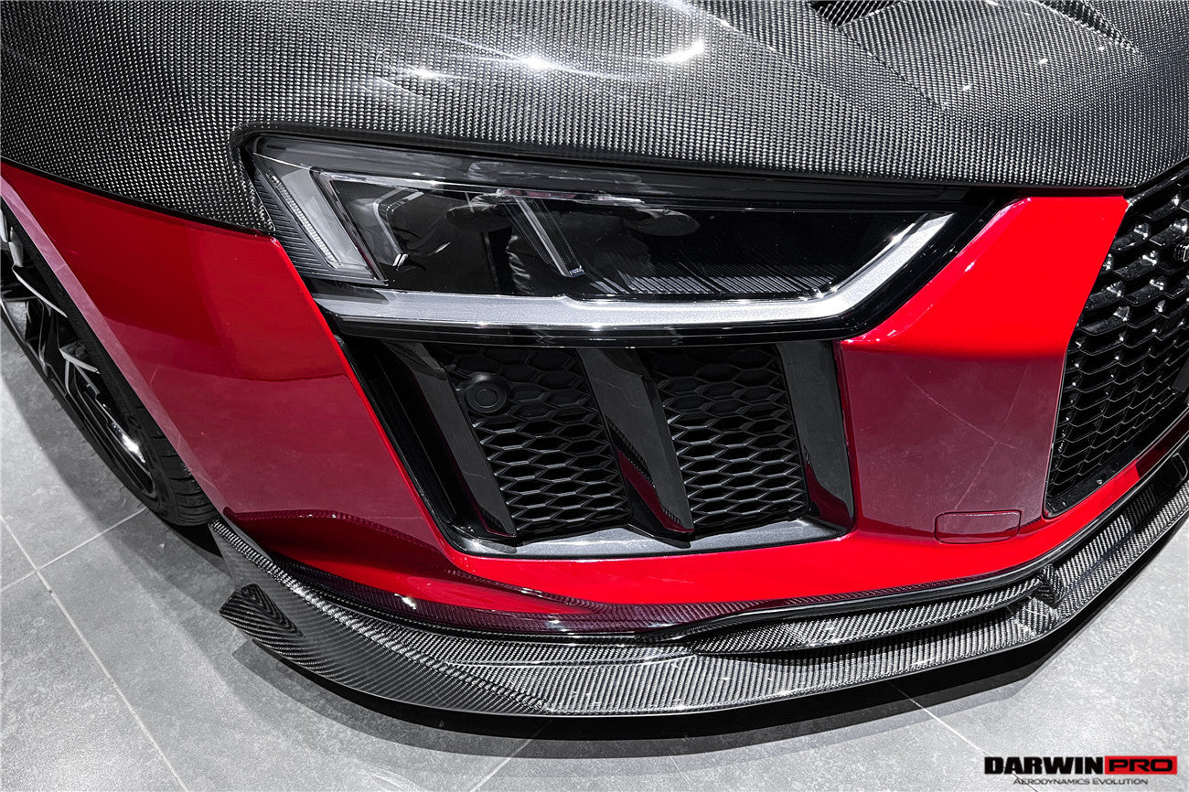 2016-2018 Audi R8 Coupe/Spyder iMP Performance Carbon Fiber Front Lip - DarwinPRO Aerodynamics