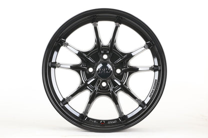 E016 Gloss Black 17x7.5 ET35 5x112 - Square Set (4 Wheels)