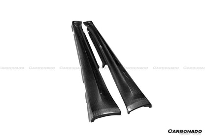 2011-2012 BMW 1M E82 OEM Carbon Fiber Side Skirts ( Or For 1 Series Convert to 1M) - Carbonado Aero