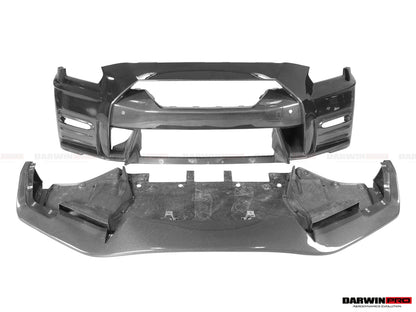 2008-2022 Nissan GTR R35 CBA/DBA/EBA Original NISMO Carbon Fiber Front Bumper - DarwinPRO Aerodynamics