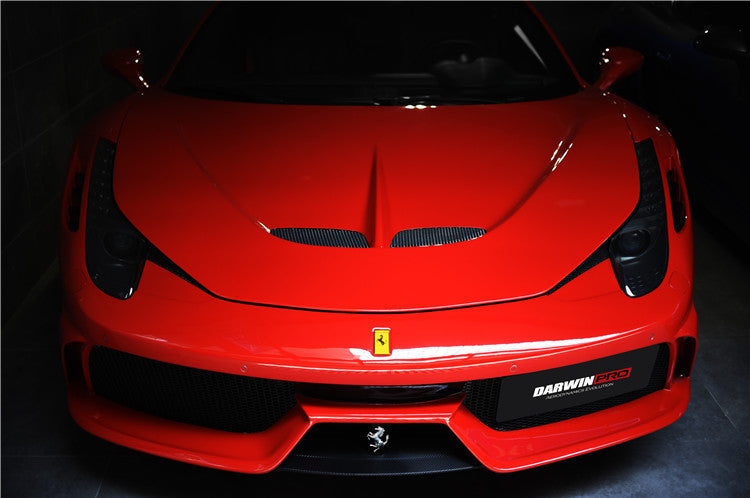 2010-2015 Ferrari 458 Coupe/Spyder Speciale Style Hood - DarwinPRO Aerodynamics