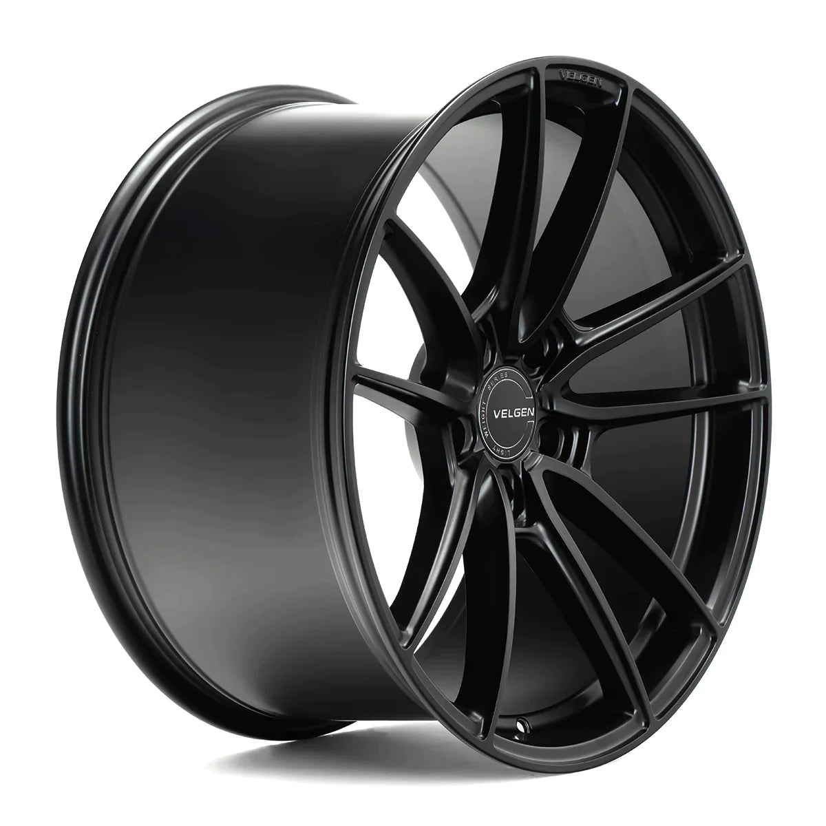 20" Velgen VF5 Satin Black 5x114.3 ( Staggered Set ) ( Set of 4 )