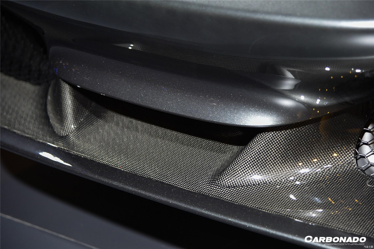 2019-2024 Ferrari F8 OEM Style Autoclave Carbon Fiber Front Lip Splitter