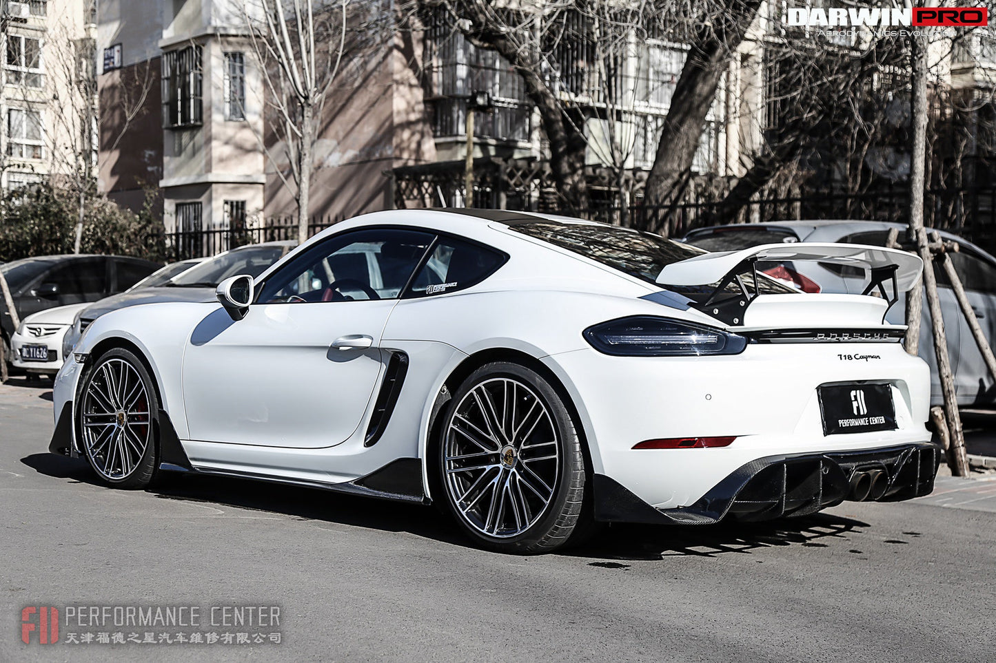 2016-2023 Porsche 718 Cayman/Boxster BKSS Style Carbon Fiber Side Skirts - DarwinPRO Aerodynamics